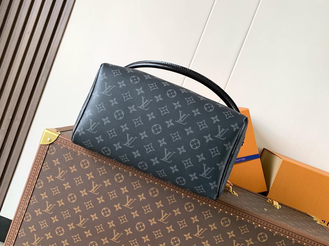 3 Louis Vuitton This Speedy Soft 30 handbag, part of the Ski Collection, reimagines the classic design in Monogram Eclipse canvas.