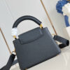 3 The Capucines Mini handbag, part of the Capucines Chain On You collection, is crafted from soft Taurillon calf leather to offer ample space.