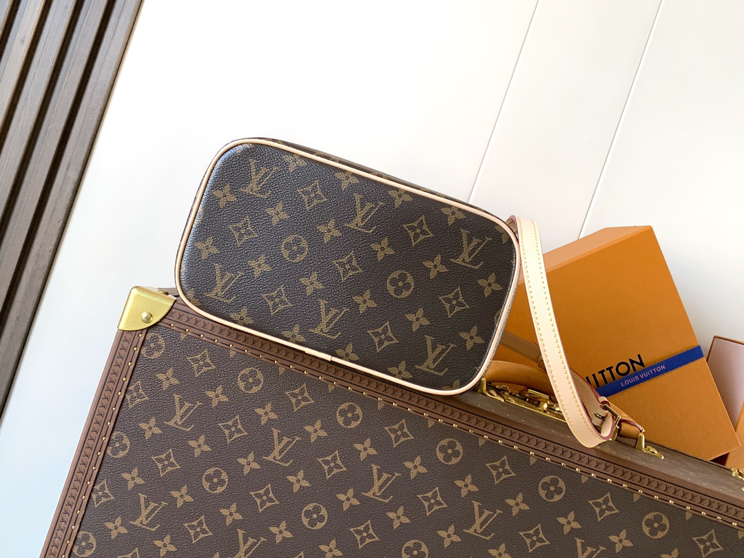 Louis Vuitton Small is beautiful. Inspired by the iconic NICE cosmetic case.