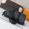 3 Louis Vuitton This Keell Bandoulière 25 handbag features Monogram Midnight coated canvas accented with a deep Monogram print.