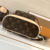 3 Louis Vuitton This Montsouris Mini features Monogram coated canvas with cowhide leather trim.