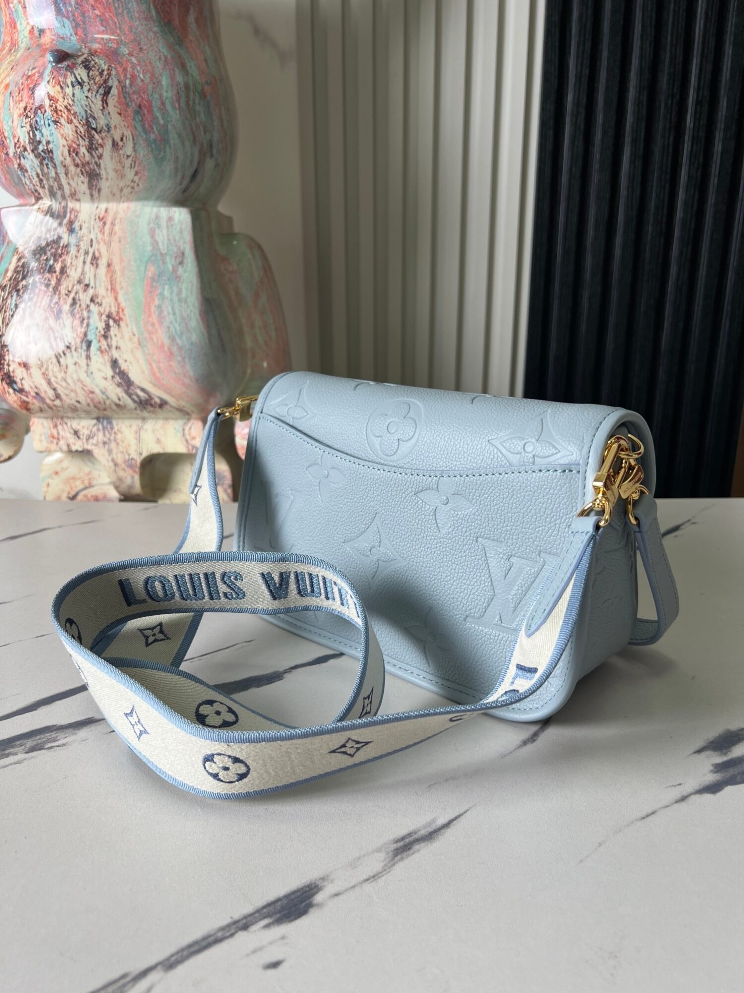 3 Louis Vuitton This Diane handbag infuses Monogram Empreinte embossed leather with elegant tones.