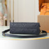 3 Louis Vuitton M23640 Deep Blue Embossed: This small OnTheGo handbag is crafted from Monogram Empreinte leather, embossed with the Giant Monogram pattern.
