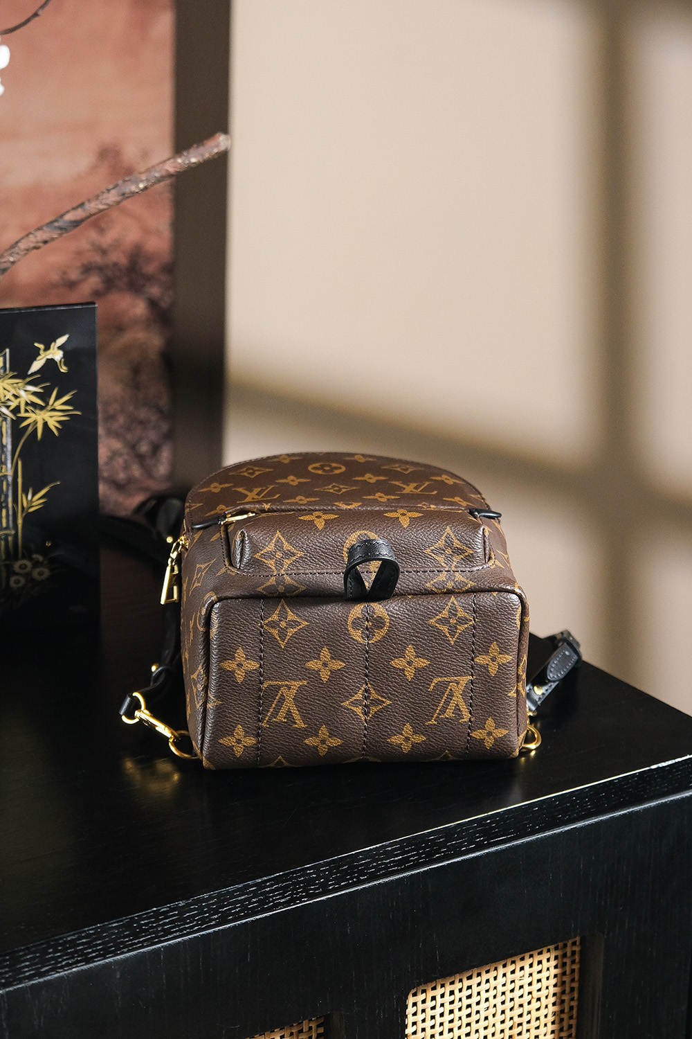 3 Louis Vuitton PALM SPRINGS Mini Backpack Series — "Chip" Diamond Pattern Code #M44873