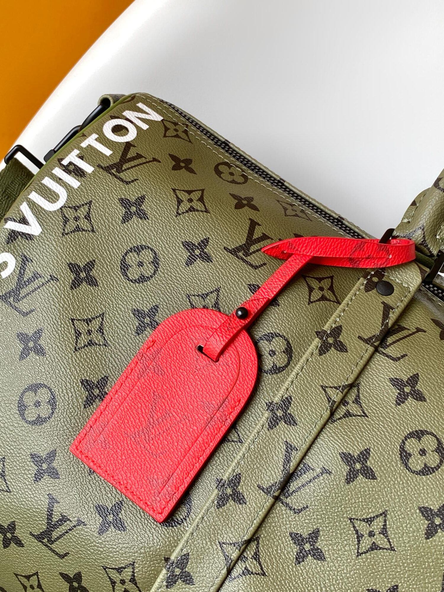 4 Louis Vuitton This Keepall Bandoulière 45 travel bag is part of the Monogram Tones collection.