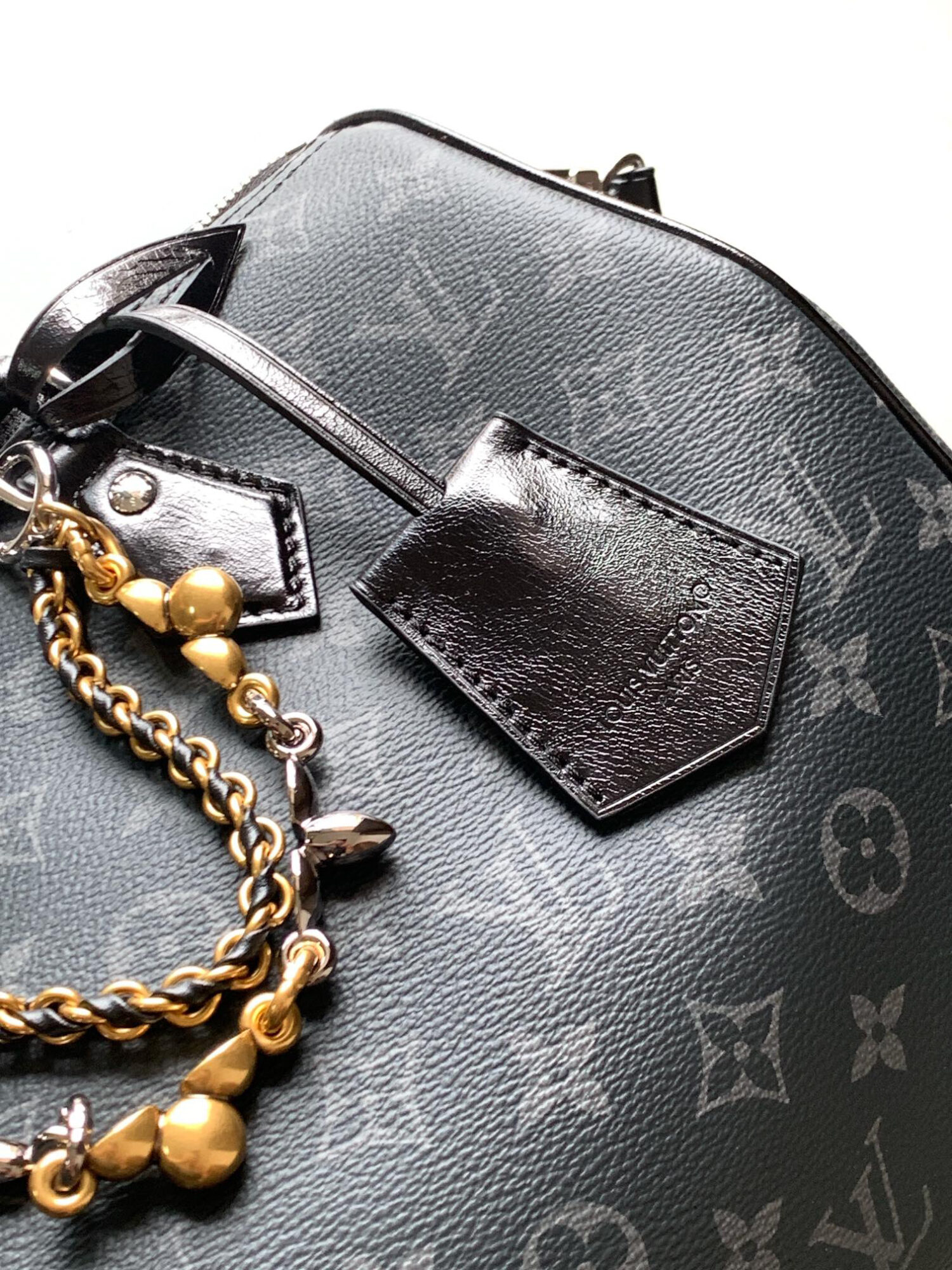 4 Louis Vuitton This Speedy Soft 30 handbag, part of the Ski Collection, reimagines the classic design in Monogram Eclipse canvas.