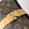 4 Louis Vuitton This Pochette Mia handbag, part of the Monogram collection, features a Monogram canvas body accented with cowhide leather trim.