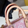 4 Louis Vuitton The Nano Speedy handbag crafted from classic Monogram canvas.