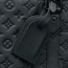 4 Louis Vuitton This Sac Plat 24H bag is crafted from Monogram-embossed Taurillon leather.