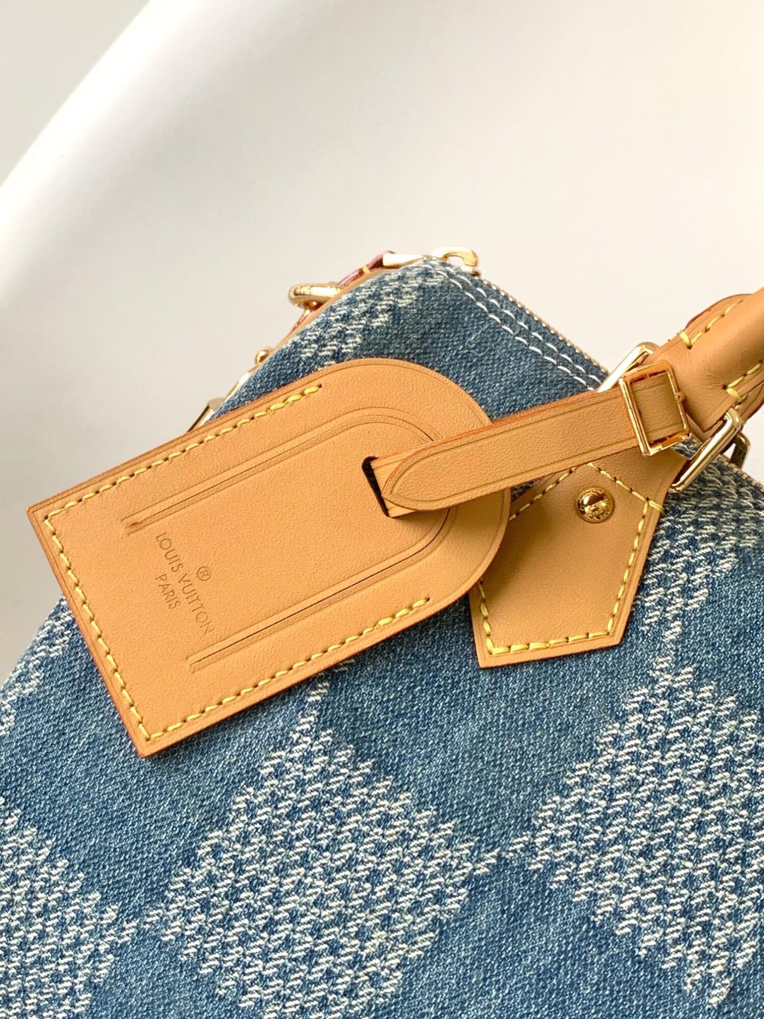 4 Louis Vuitton The new FW Denim Speedy 25 handbagâwhether worn crossbody...
