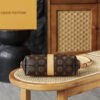 4 Louis Vuitton The Pochette Mia lunchbox bag delivers a stunning visual impact, exuding an air of vintage chic that is off the charts. Its magnetic S-lock clasp serves not only as a decorative accent but also as a symbol of exquisite craftsmanship and quality.