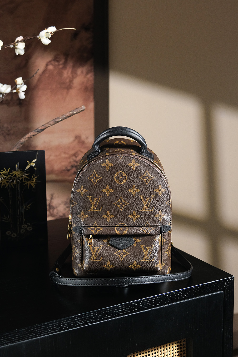 4 Louis Vuitton PALM SPRINGS Mini Backpack Series — "Chip" Diamond Pattern Code #M44873