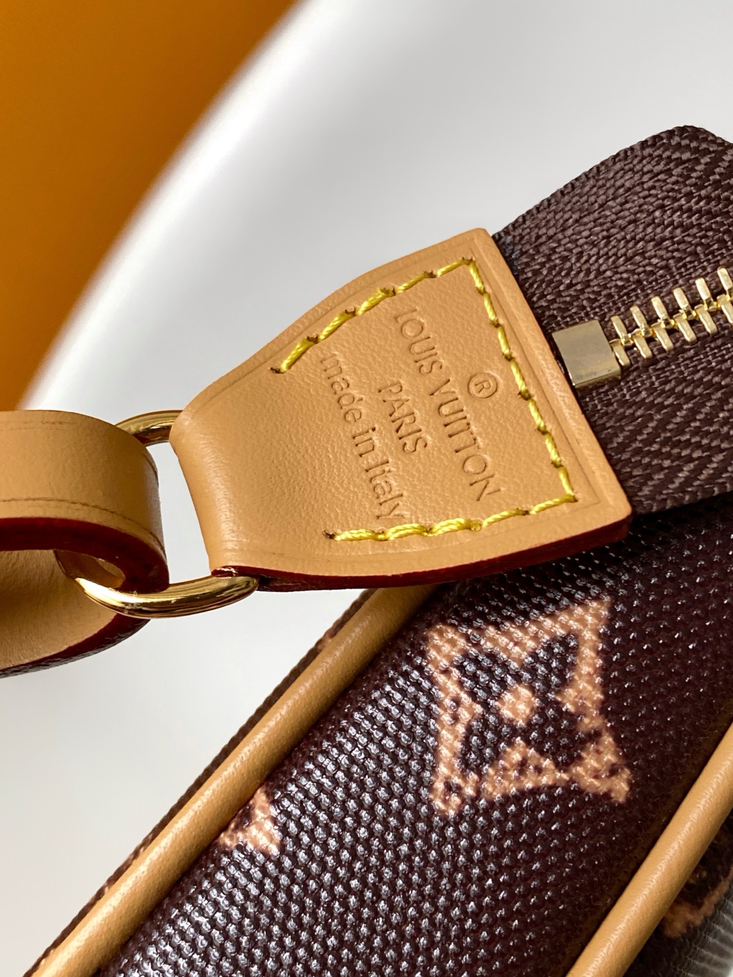 5 Louis Vuitton This Pochette Accessoires handbag is specially designed to celebrate the birth of the Louis Vuitton Monogram pattern.