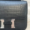 American Alligator  Original HCP  Black Silver Buckle Conscious 19