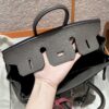 Birkin Platinum 25cm, Pewter Grey