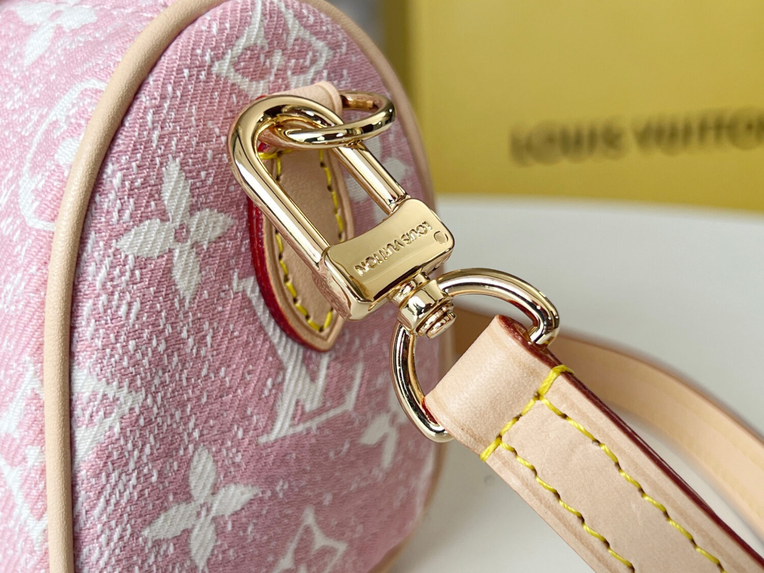 5 Louis Vuitton The Nano Speedy handbag crafted from classic Monogram canvas.