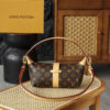 5 Louis Vuitton The Pochette Mia lunchbox bag delivers a stunning visual impact, exuding an air of vintage chic that is off the charts. Its magnetic S-lock clasp serves not only as a decorative accent but also as a symbol of exquisite craftsmanship and quality.