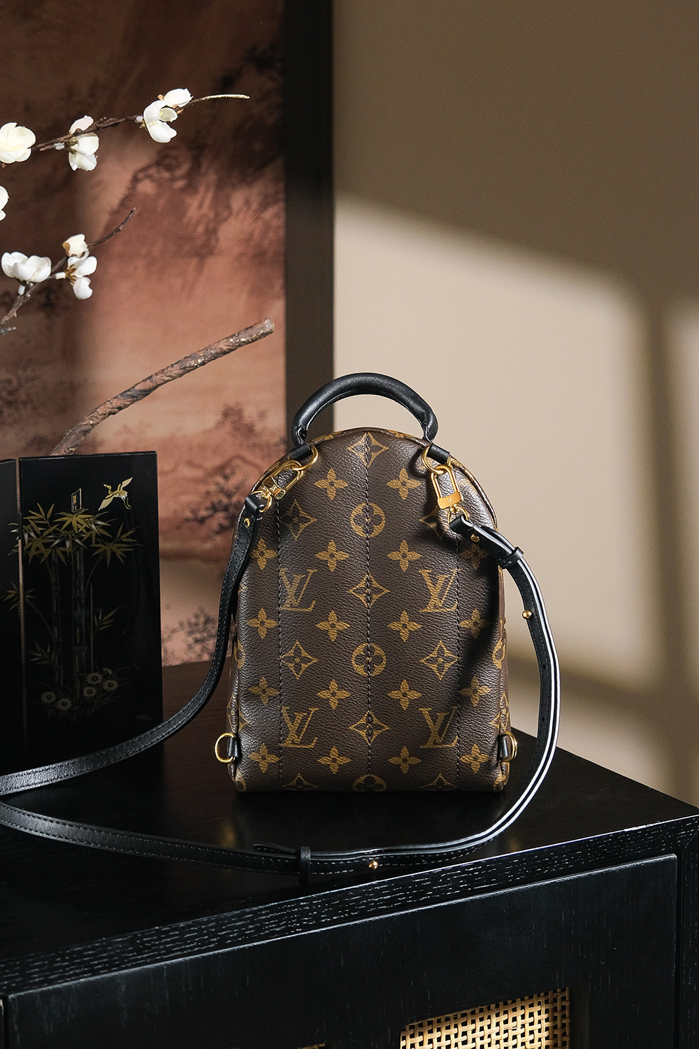5 Louis Vuitton PALM SPRINGS Mini Backpack Series — "Chip" Diamond Pattern Code #M44873