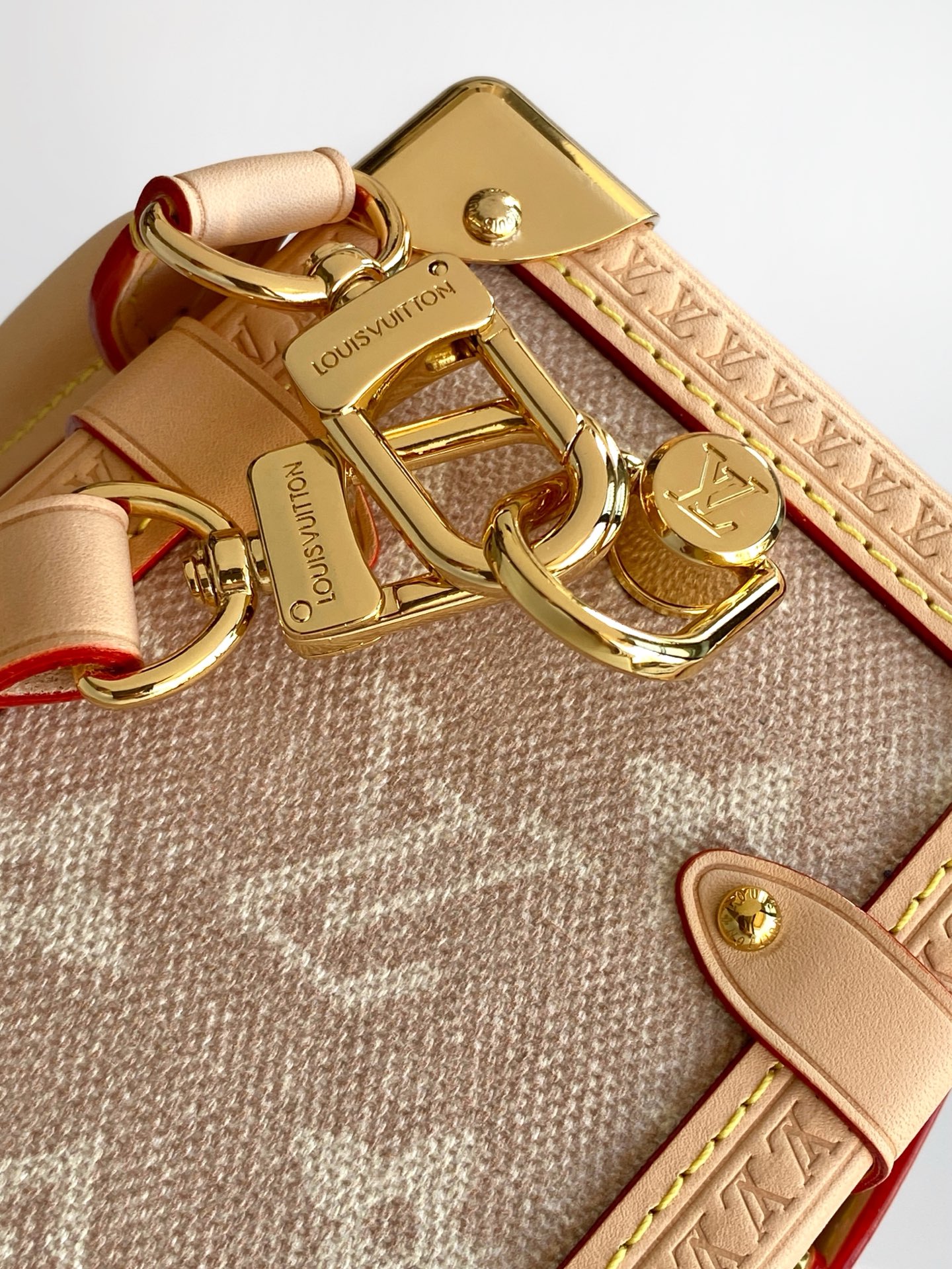 6 Louis Vuitton This "LV Travels With" edition of the large Side Trunk handbag showcases the brand's collaboration with a fashion icon and artist.
