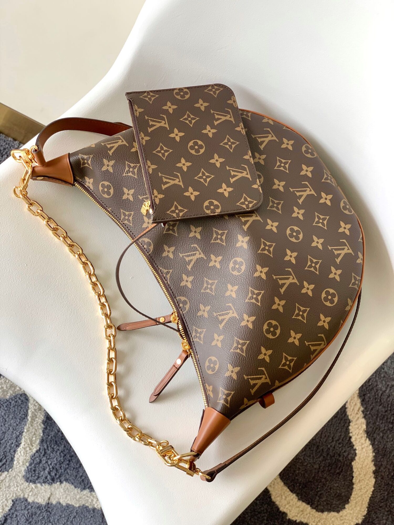 6 Louis Vuitton Classic Monogram paired with Yellow Floral Accents: LV Marelle Vintage Bag — The Latest in Vintage LV.