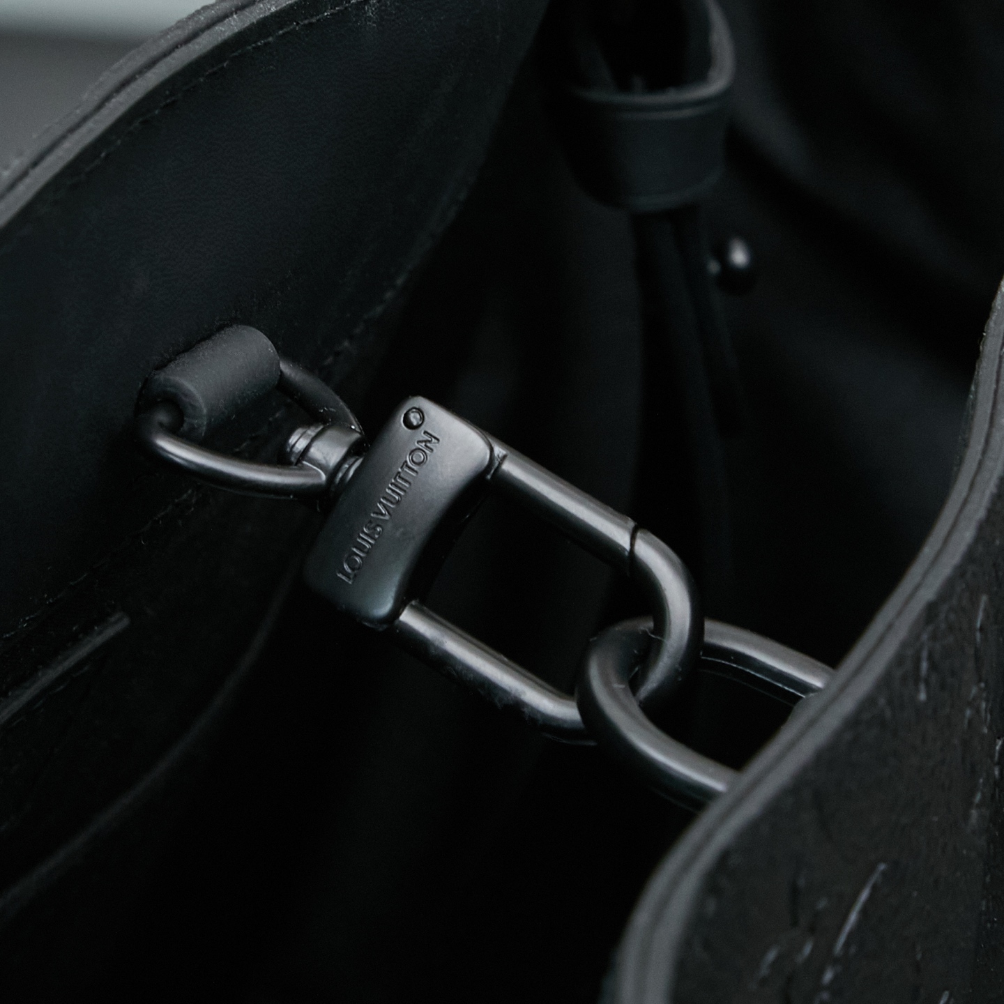 6 Louis Vuitton This Sac Plat 24H bag is crafted from Monogram-embossed Taurillon leather.