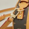Louis Vuitton M44699 Monogram Canvas / M68276 Yellow Monogram: The Mini Boîte Chapeau handbag features a classic silhouette crafted from Monogram canvas.