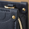 6 Louis Vuitton M23640 Deep Blue Embossed: This small OnTheGo handbag is crafted from Monogram Empreinte leather, embossed with the Giant Monogram pattern.