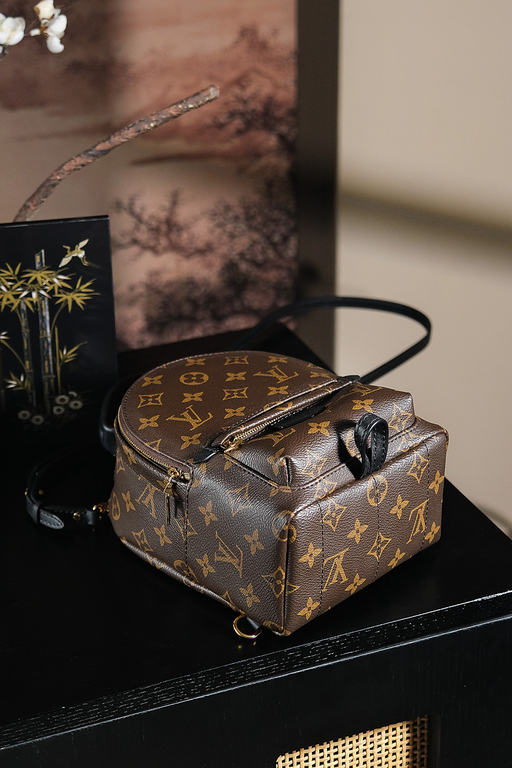 6 Louis Vuitton PALM SPRINGS Mini Backpack Series — "Chip" Diamond Pattern Code #M44873