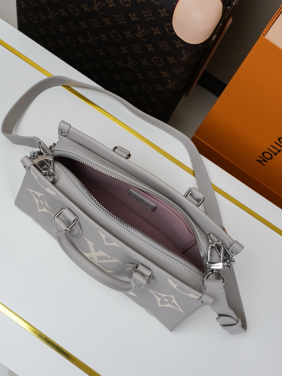 7 Louis Vuitton This OnTheGo East West handbag is from the LV Milky Way collection.