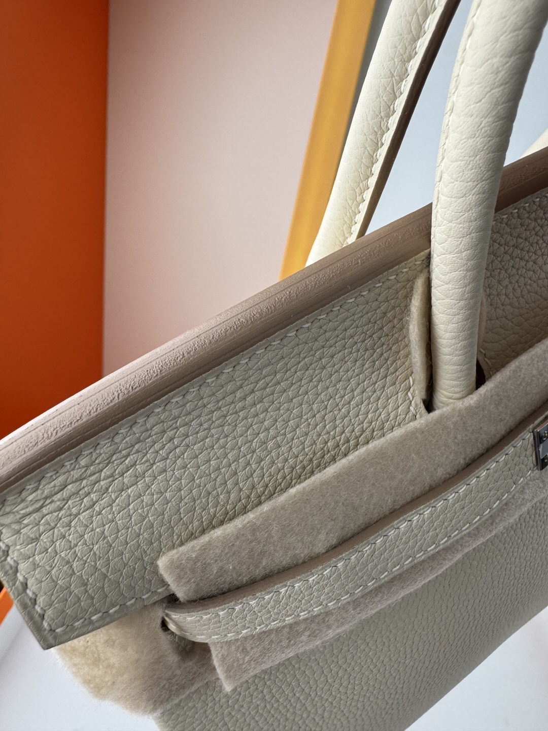 Togo Leather Platinum 2530cm