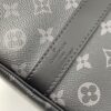 7 Louis Vuitton The Keepall 50 travel bag, crafted from the new, iconic black and grey Monogram Eclipse canvas.
