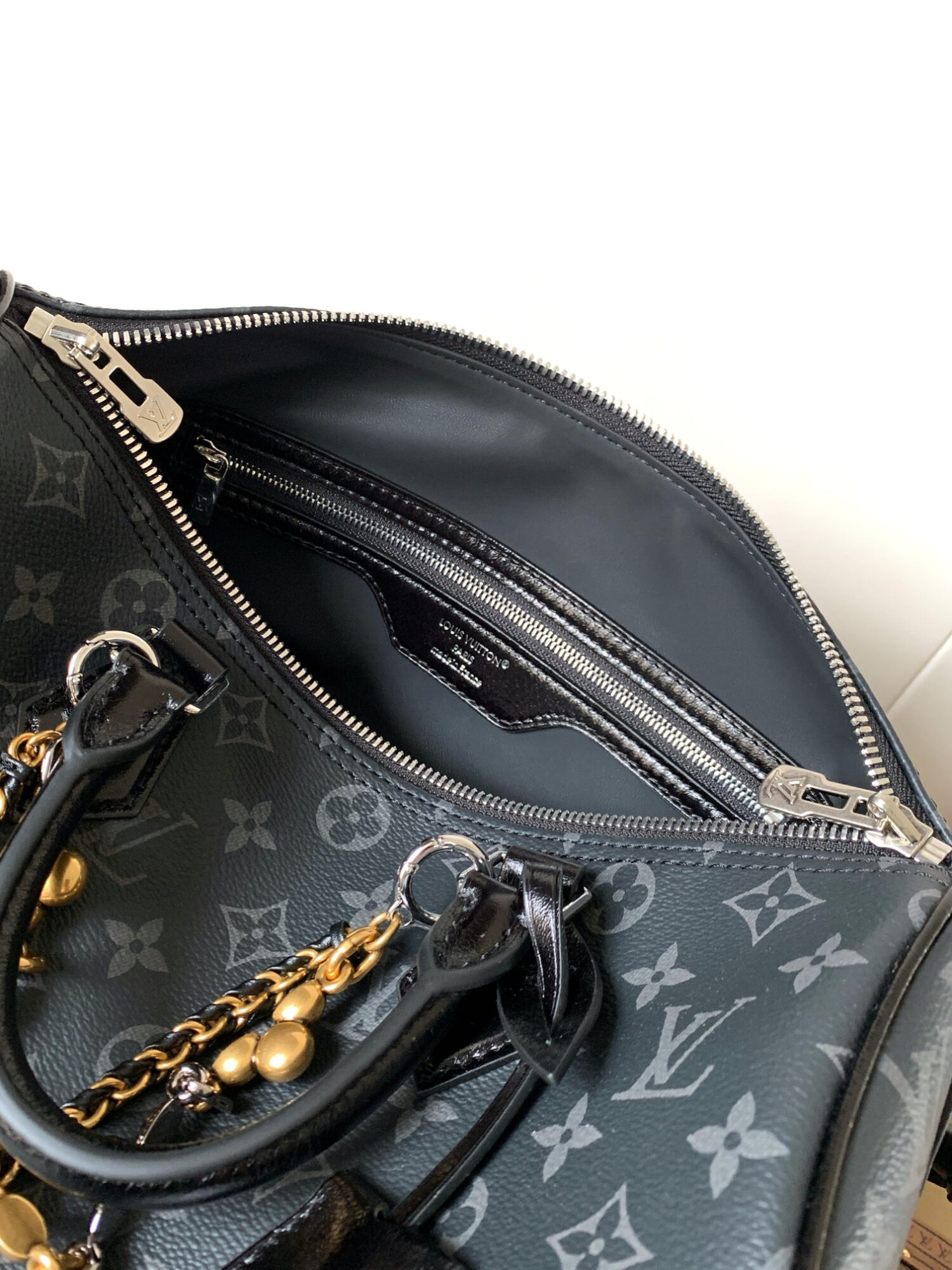 7 Louis Vuitton This Speedy Soft 30 handbag, part of the Ski Collection, reimagines the classic design in Monogram Eclipse canvas.