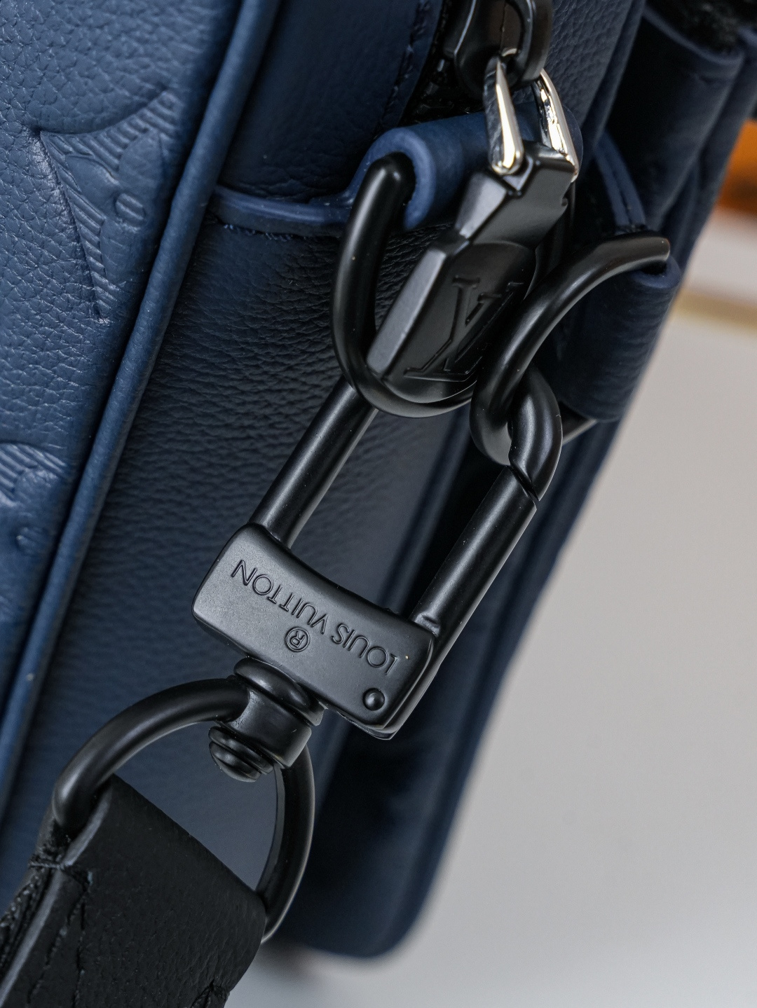 7 Louis Vuitton This Trio Messenger bag is crafted from soft Monogram Shadow calf leather.