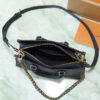 7 Louis Vuitton M23640 Deep Blue Embossed: This small OnTheGo handbag is crafted from Monogram Empreinte leather, embossed with the Giant Monogram pattern.