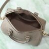 7 Louis Vuitton M59273 Grey — Full Leather Embossed Speedy "Pillow" Bag — Speedy Bandoulière 25 Handbag (M58947)