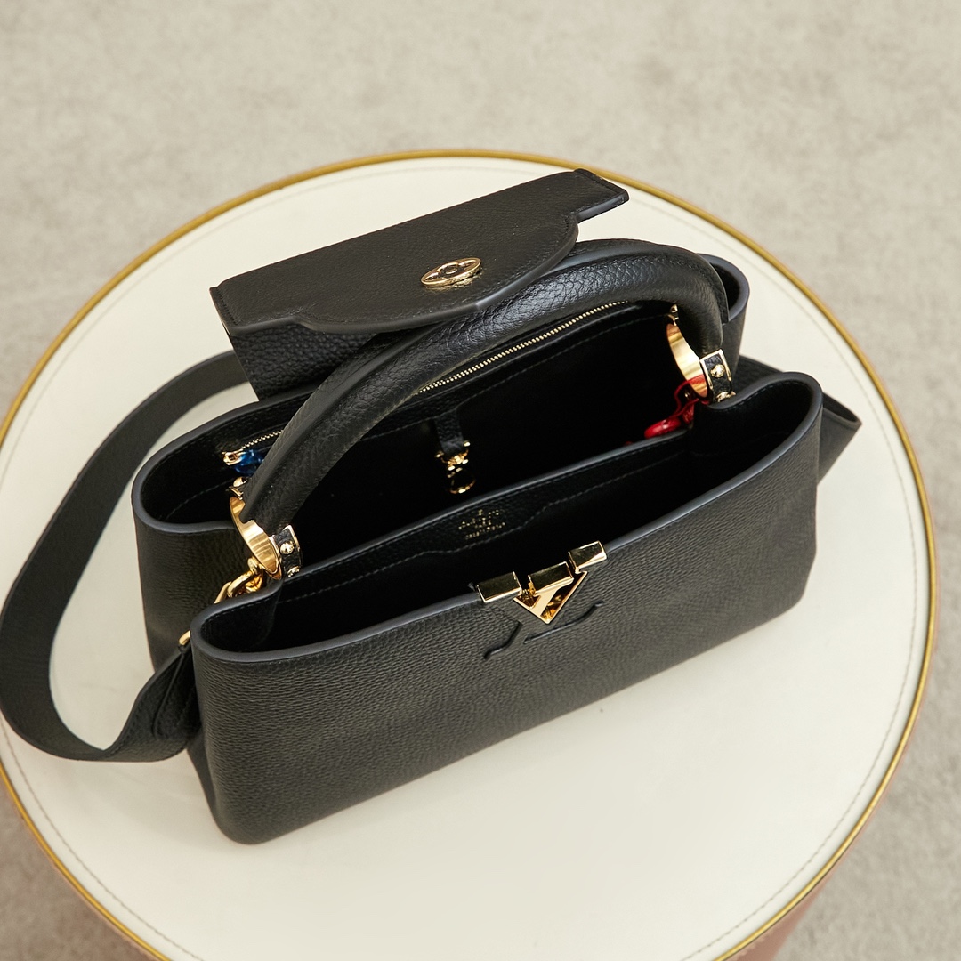 8 Capucines handbags, like the brand itself, are timeless and can bring a touch of sophisticated style to any look.