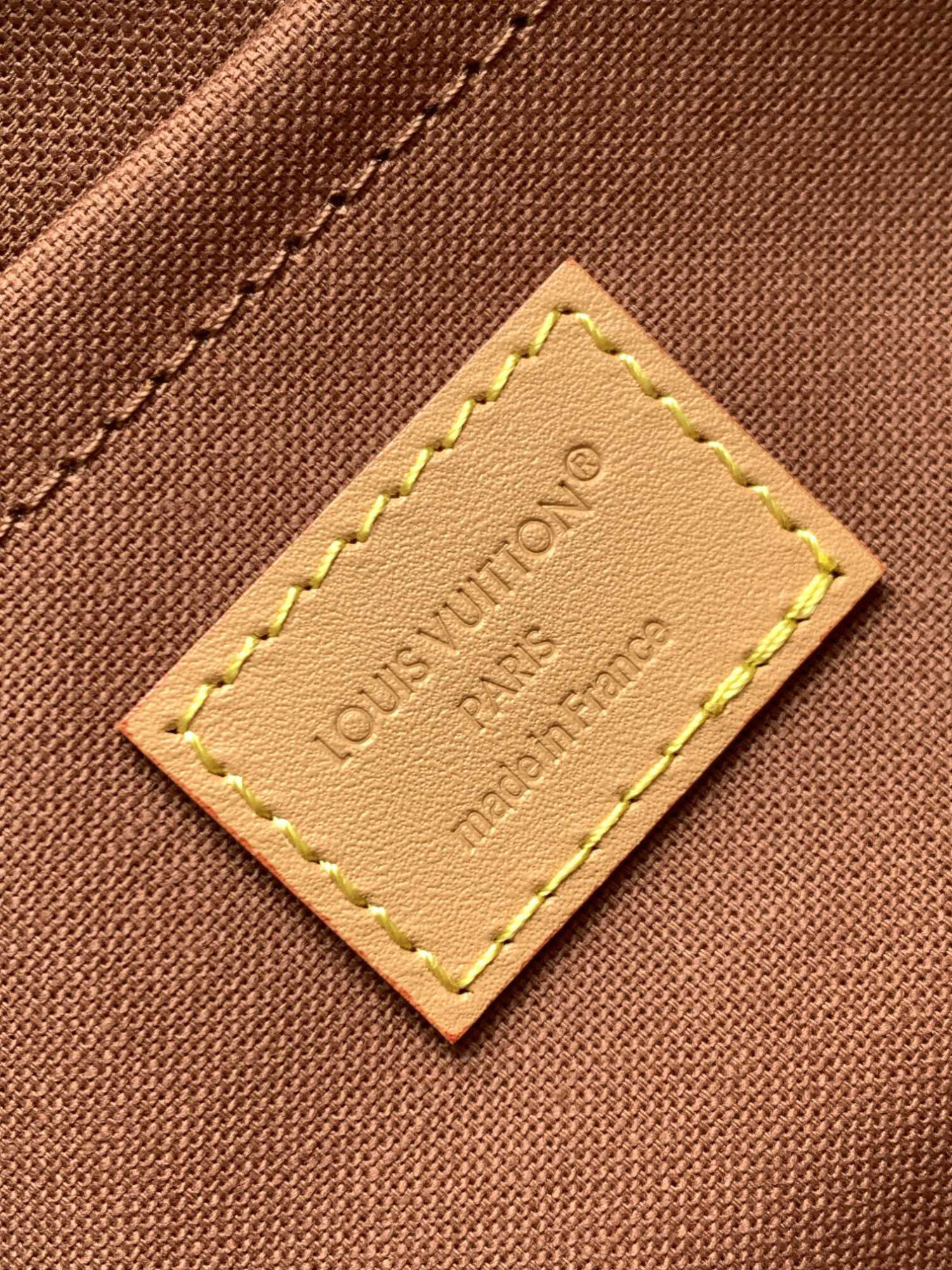 8 Louis Vuitton This Nil messenger bag features a Monogram canvas body accented with Damier and Monogram Reverse canvas patches, creating an elegant patchwork effect.