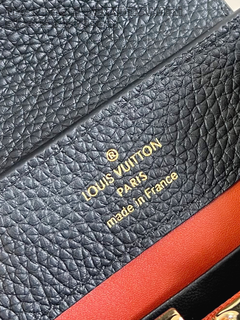 8 The Capucines Mini handbag, part of the Capucines Chain On You collection, is crafted from soft Taurillon calf leather to offer ample space.