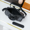8 Louis Vuitton This Keell Bandoulière 25 handbag features Monogram Midnight coated canvas accented with a deep Monogram print.