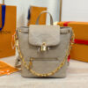 Louis Vuitton The Coussin Backpack small handbag, featuring a striking backpack design, joins the Coussin collection.