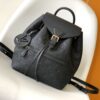 Louis Vuitton The Montsouris backpack, originally launched in 1994, is now being worn by the M45205 (black) and M45410 (grey) models.