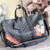 Louis Vuitton 01949 Rose Red. 13808 Red This Keepall Bandoulière 45 travel bag is