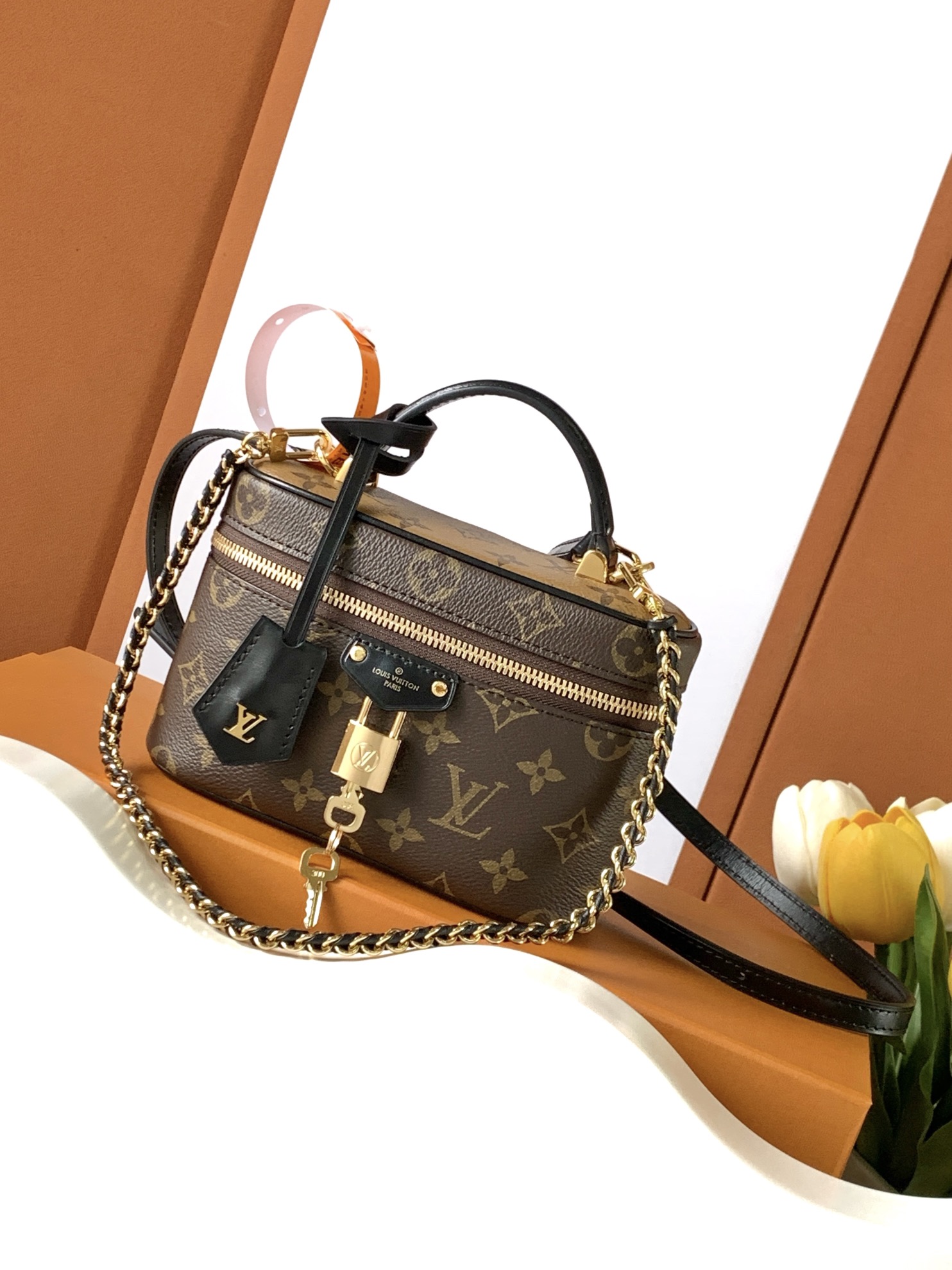 Louis Vuitton New Vanity Chain Pouch Handbag