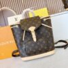 1 Louis Vuitton M11198 Monogram Canvas: This Montsouris backpack is made of Monogram canvas.