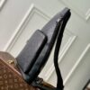 Louis Vuitton The basic silhouette of the M28399 Duo shoulder bag is crafted from the iconic monochrome Monogram Midnight canvas.