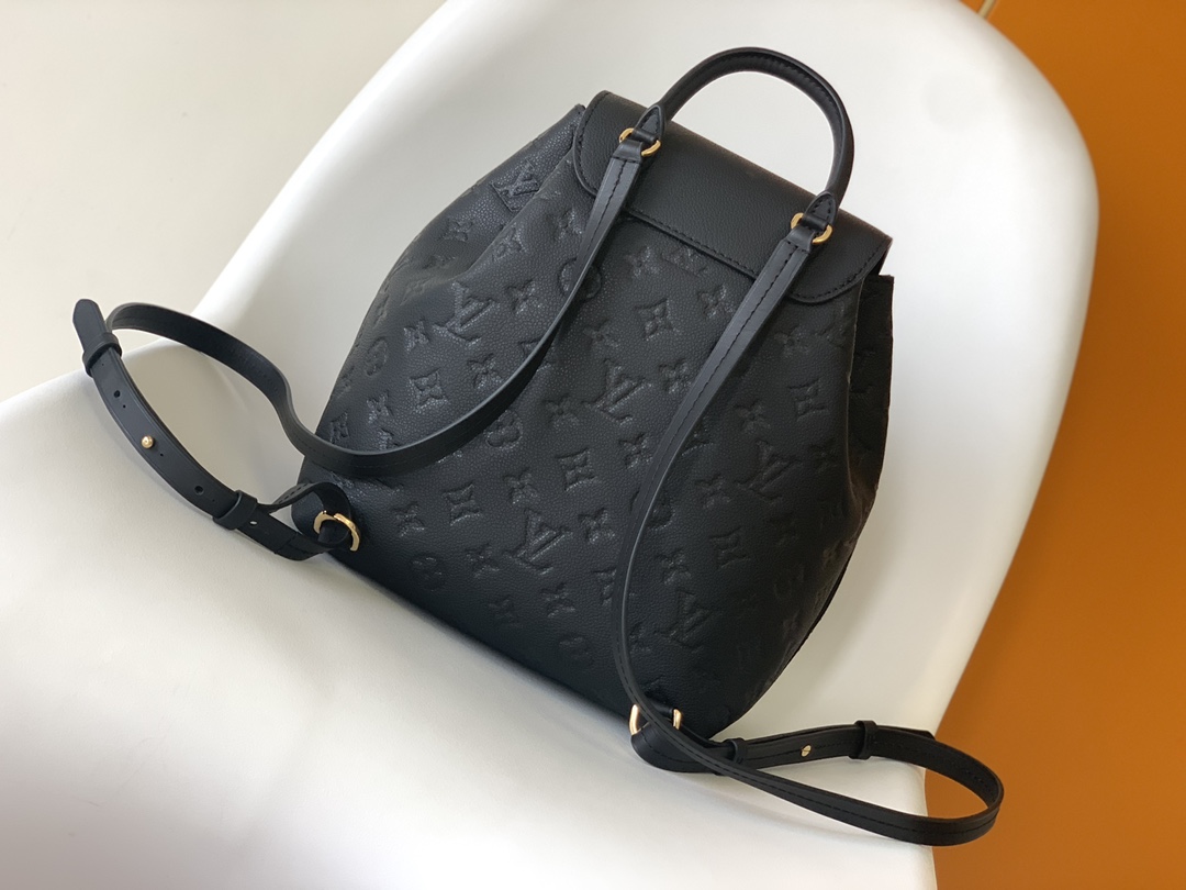 2 Louis Vuitton The Montsouris backpack, originally launched in 1994, is now being worn by the M45205 (black) and M45410 (grey) models.