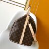2 Louis Vuitton The Keepall Bandoulière 55 travel bag cleverly utilizes Monogram canvas to create ample space.