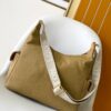 2 Louis Vuitton M12697 Full Khaki Leather Bag, Top-Tier Original, Dimensions Modified, Monogram Canvas, Classic Canvas with Wide Shoulder Strap