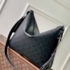 2 Louis Vuitton M27856 This Vagabond Hobo handbag is made of Monogram Midnight coated canvas with tonal calfskin leather trim.