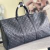 2 Louis Vuitton The new version of the M44810 Keepall Bandoulière 50 travel bag features the Monogram Shadow design.